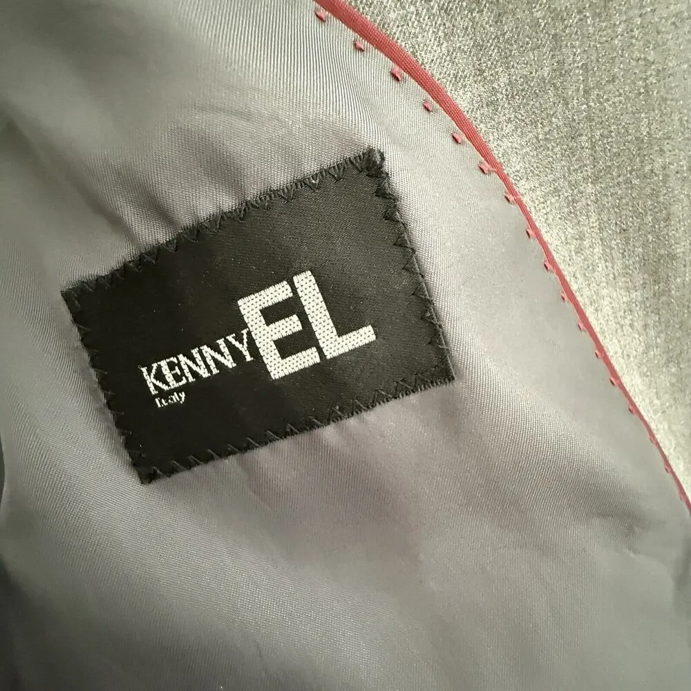 Kenny EL Men’s 48R Gray Sport‎ Coat Wool Blend Jacket